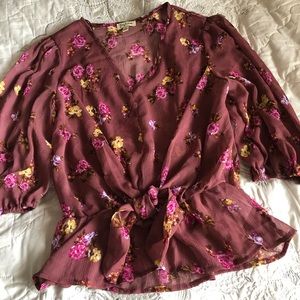Floral blouse